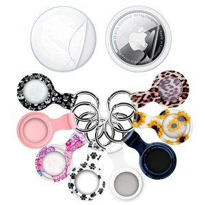2 in 1 Silicone AirTag Case and Scratch Protector